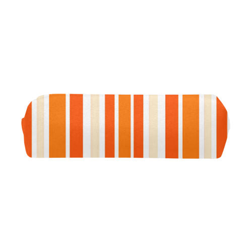 Bright Orange Stripes Pencil Pouch/Small (Model 1681)