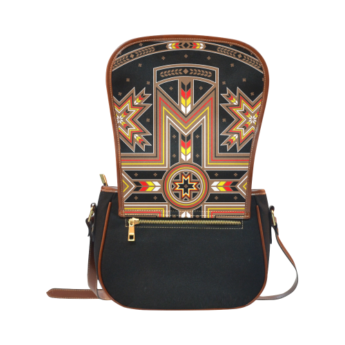 Mysteries of the Stars Saddle Bag/Small (Model 1649)(Flap Customization)