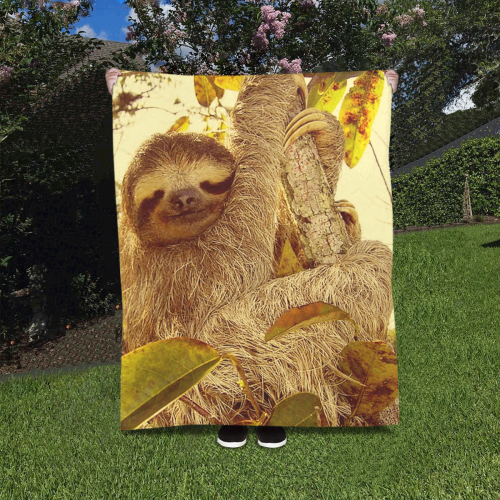 Awesome Animal - Sloth Quilt 40"x50"