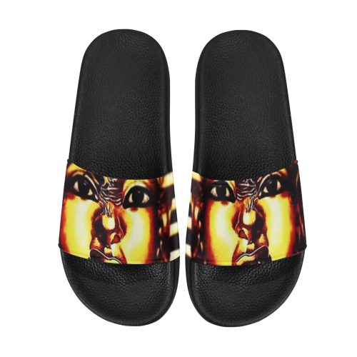 THUG PHAROAH Women's Slide Sandals (Model 057)