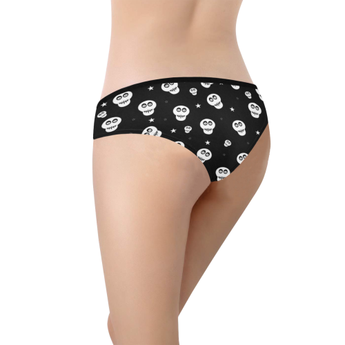 Star Skulls Women's Hipster Panties (Model L33)