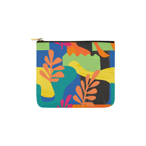 Abstract Nature Pattern Carry-All Pouch 6''x5''
