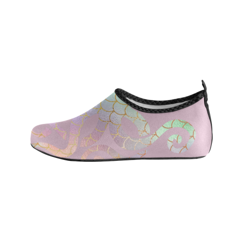 PiccoGrande`s frosty plum octopus design Women's Slip-On Water Shoes (Model 056)