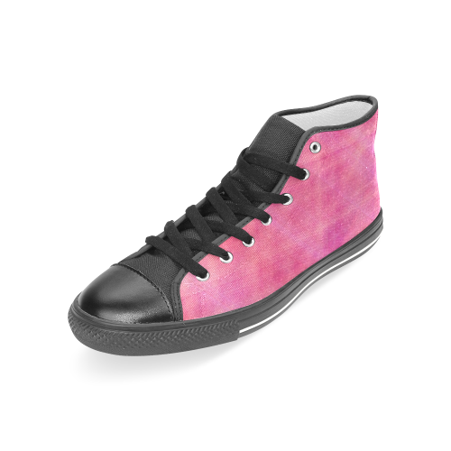 schoolgirlpink Women's Classic High Top Canvas Shoes (Model 017)