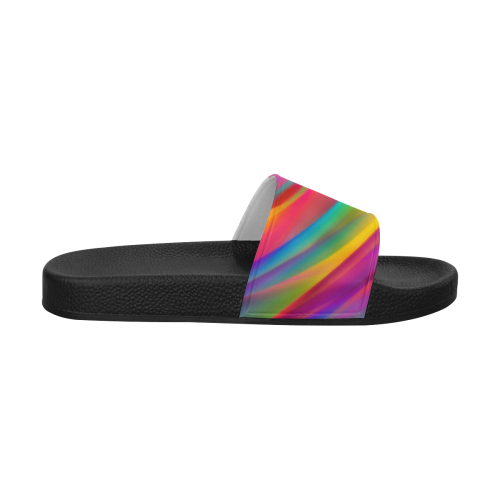 Rainbow Dreams Men's Slide Sandals (Model 057)