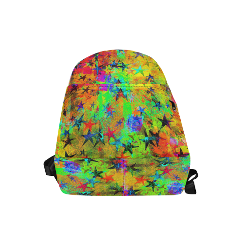 stars and texture colors Unisex Classic Backpack (Model 1673)