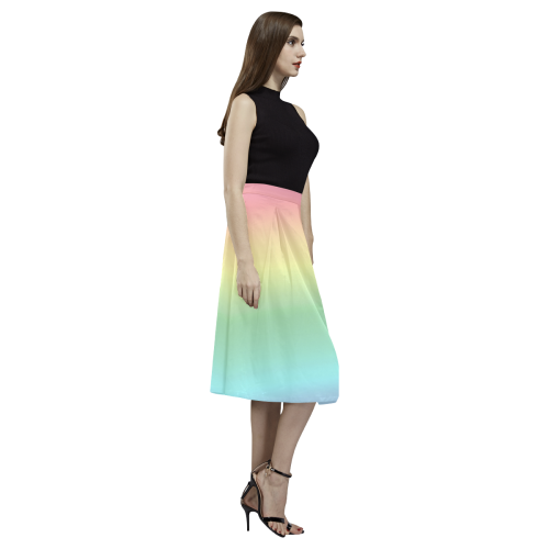 Pastel Rainbow Aoede Crepe Skirt (Model D16)
