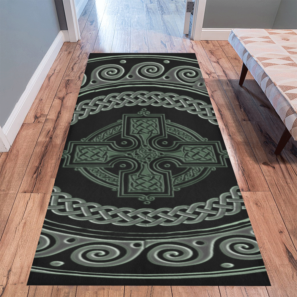 Awesome Celtic Cross Area Rug 9'6''x3'3'' ID D2933269