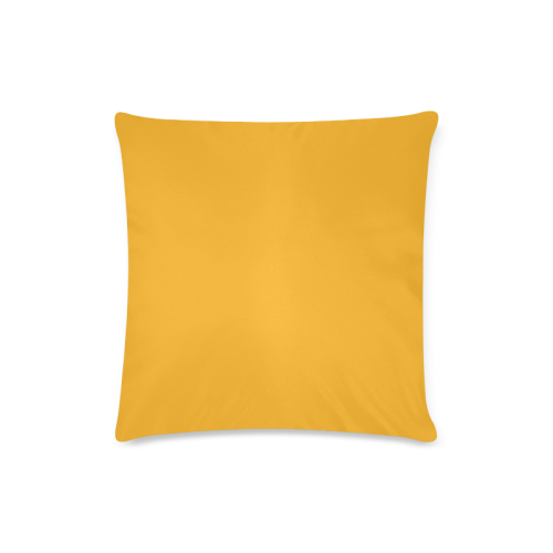 Buttercup Orange Custom Zippered Pillow Case 16"x16"(Twin Sides)