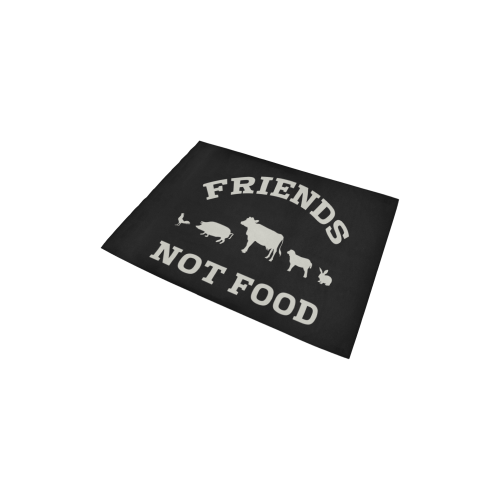 Friends Not Food (Go Vegan) Area Rug 2'7"x 1'8‘’
