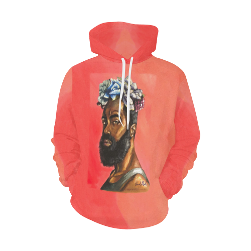 Masculinity: Hoodie All Over Print Hoodie for Men/Large Size (USA Size) (Model H13)