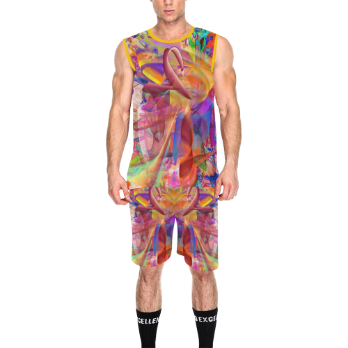 Batic by Nico Bielow All Over Print Basketball Uniform