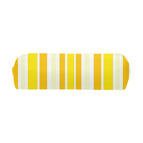 Sunshine Yellow Stripes Pencil Pouch/Small (Model 1681)