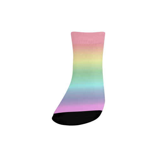 Pastel Rainbow Quarter Socks
