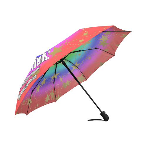 Dare to Love Yourself-Umbrella Auto-Foldable Umbrella (Model U04)