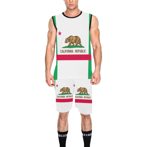CALIFORNIA All Over Print Basketball Uniform