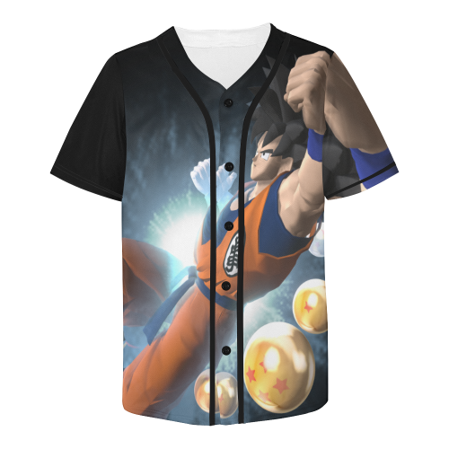 Power Ki Goku All Over Print Baseball Jersey for Men (Model T50)