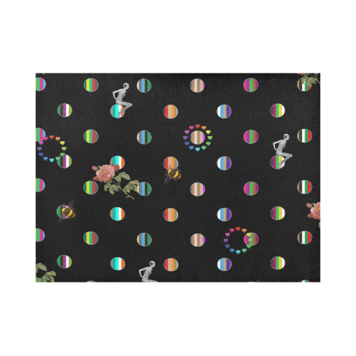 Rainbow Polka Placemat 14’’ x 19’’ (Set of 6)