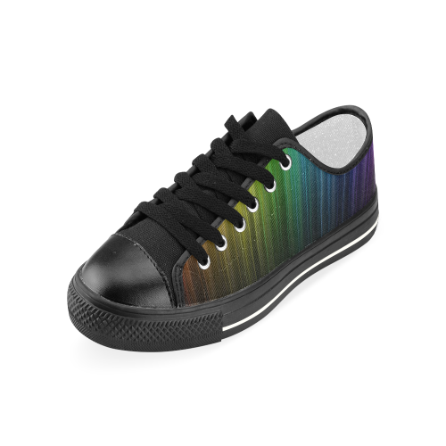 rainbow Women's Classic Canvas Shoes (Model 018)