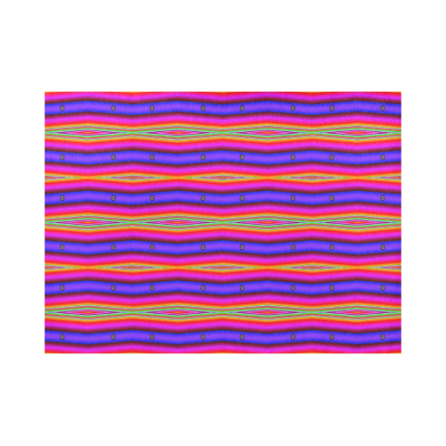 Bright Pink Purple Stripe Abstract Placemat 14’’ x 19’’ (Four Pieces)