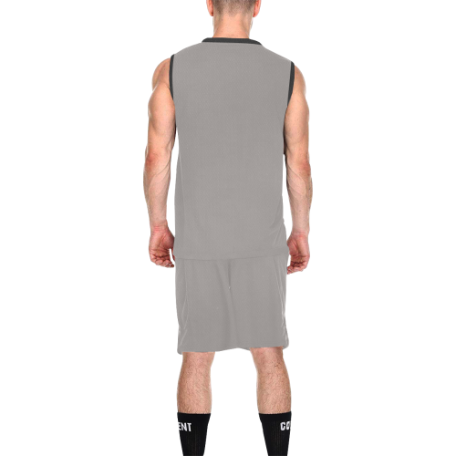Ash All Over Print Basketball Uniform