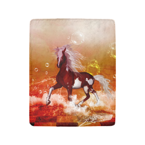 The wild horse Ultra-Soft Micro Fleece Blanket 40"x50"