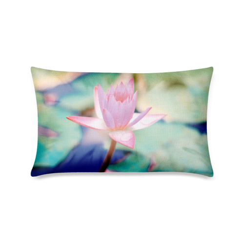 tranquility pillow Custom Zippered Pillow Case 16"x24"(One Side Printing)