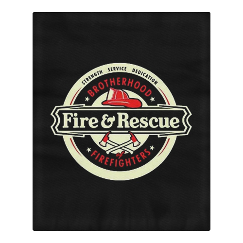 Brotherhood Firefighters Fire And Rescue 3-Piece Bedding Set