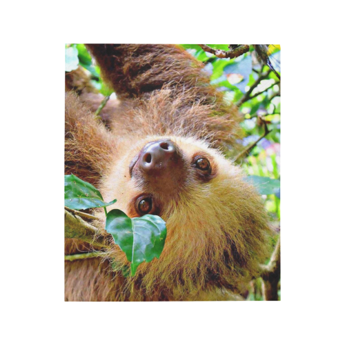 Awesome Sloth by JamColors Quilt 50"x60"