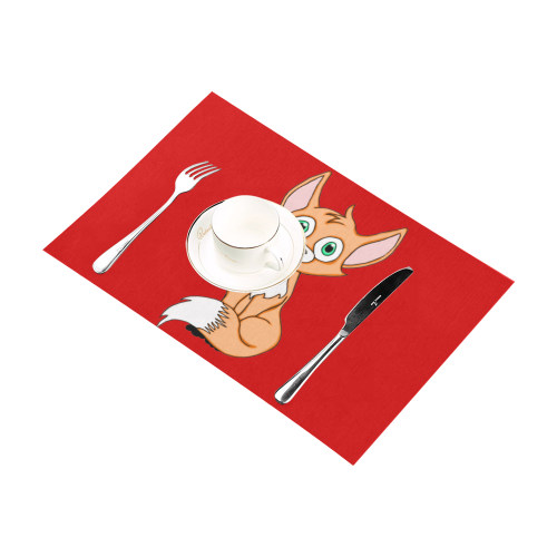 Foxy Roxy Red Placemat 12''x18''