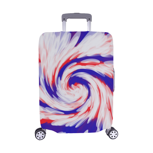 Red White Blue USA Patriotic Abstract Luggage Cover/Medium 22"-25"