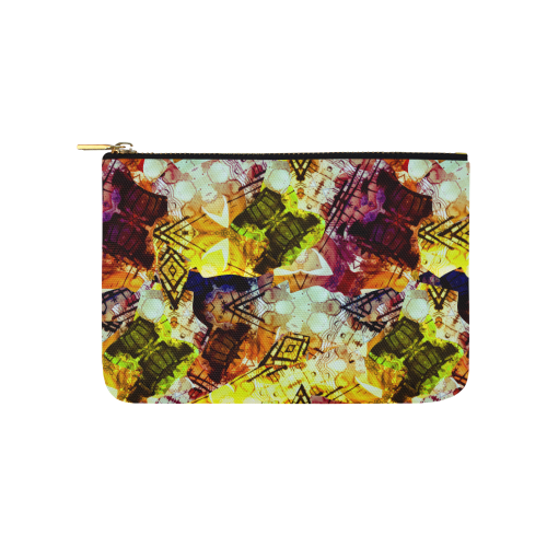 Graffiti Style - Markings on Watercolors Carry-All Pouch 9.5''x6''