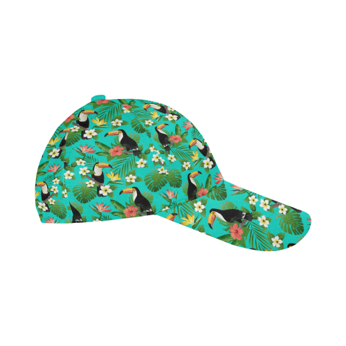 Tropical Summer Toucan Pattern All Over Print Dad Cap C (7-Pieces Customization)