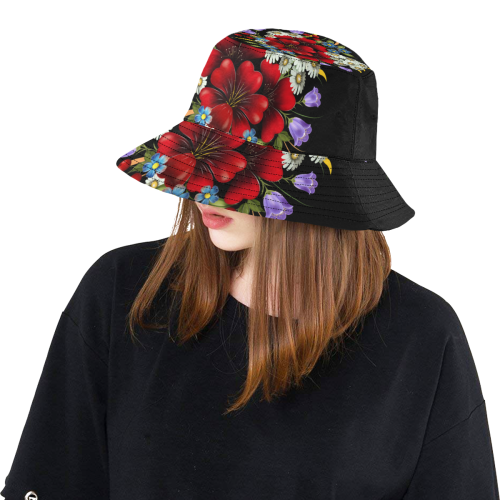 Bouquet Of Flowers All Over Print Bucket Hat