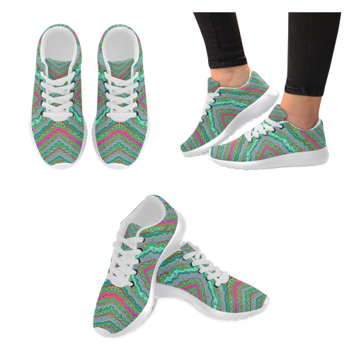 Indian Pattern Women's Running Shoes/Large Size (Model 020)