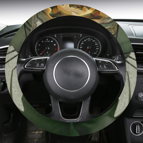 Skull in a hand Steering Wheel Cover with Anti-Slip Insert
