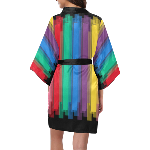 Abstract Colorful statement, pattern Kimono Robe