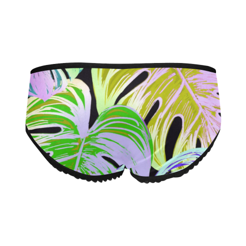 Pretty Leaves C by JamColors Women's All Over Print Classic Briefs (Model L13)