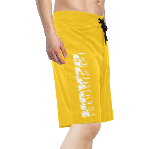 Beach Pattern by Nico Bielow Men's All Over Print Board Shorts (Model L16)