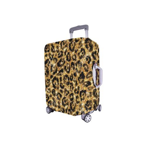 or-de-leopard Luggage Cover/Small 18"-21"