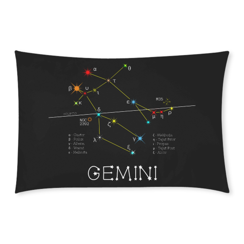Constellation Gemini star horoscope zodiac funny 3-Piece Bedding Set