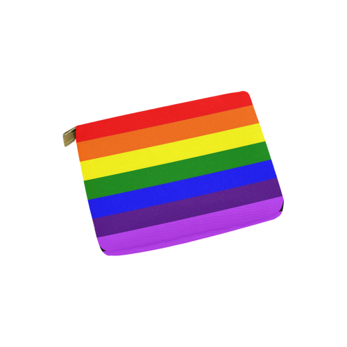Rainbow Flag (Gay Pride - LGBTQIA+) Carry-All Pouch 6''x5''
