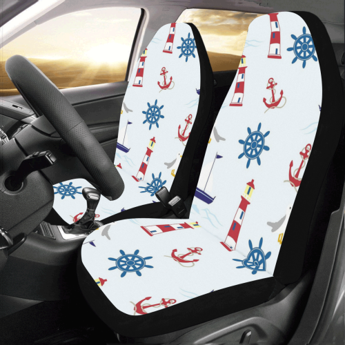 Nautical 2 Car Seat Covers (Set of 2)