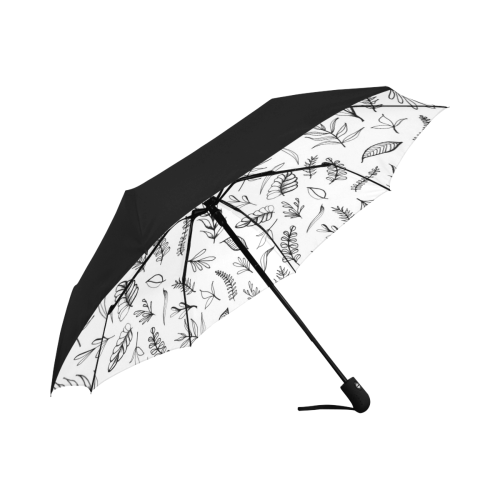 DANCING LEAVES Anti-UV Auto-Foldable Umbrella (Underside Printing) (U06)