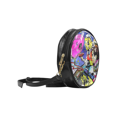 Battle in Space 2 Round Sling Bag (Model 1647)