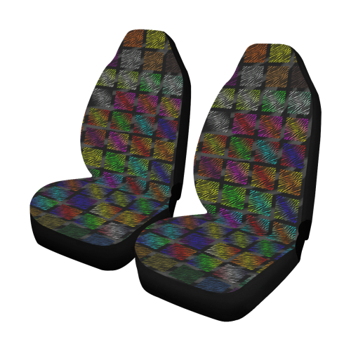 Ripped SpaceTime Stripes Collection Car Seat Covers (Set of 2)