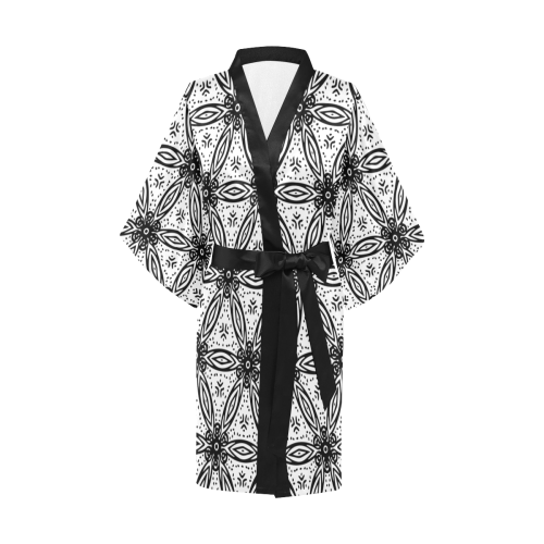 Black & White #1 Kimono Robe