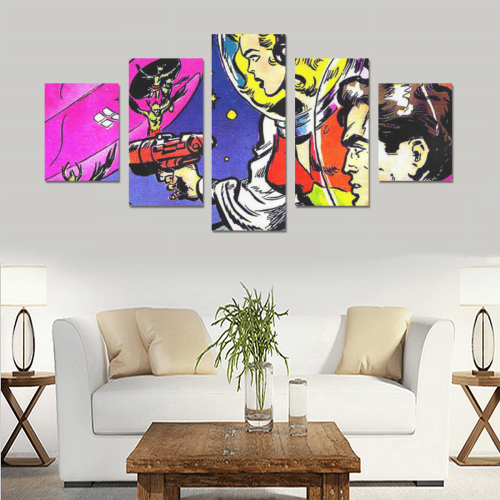Battle in Space 2 Canvas Print Sets B (No Frame)