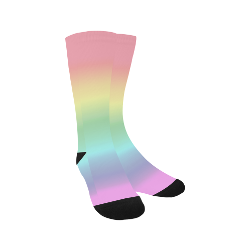 Pastel Rainbow Trouser Socks