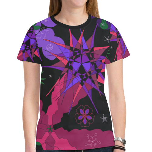 Abstract #9 2020 New All Over Print T-shirt for Women (Model T45)